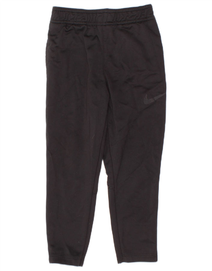 Nike Dri Fit Trainingshose für Jungen, 3–4 Jahre, XS, schwarzes Polyester