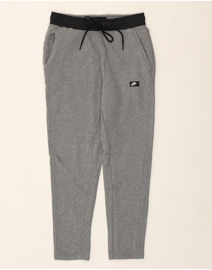 Nike Damen-Trainingshose, Größe S, graue Baumwolle