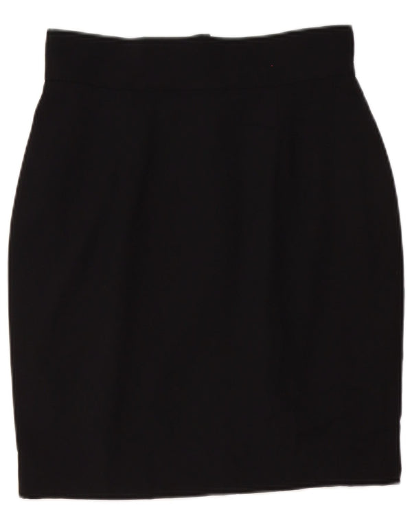 Fusion Damen Bleistiftrock Medium W28 Schwarze Viskose