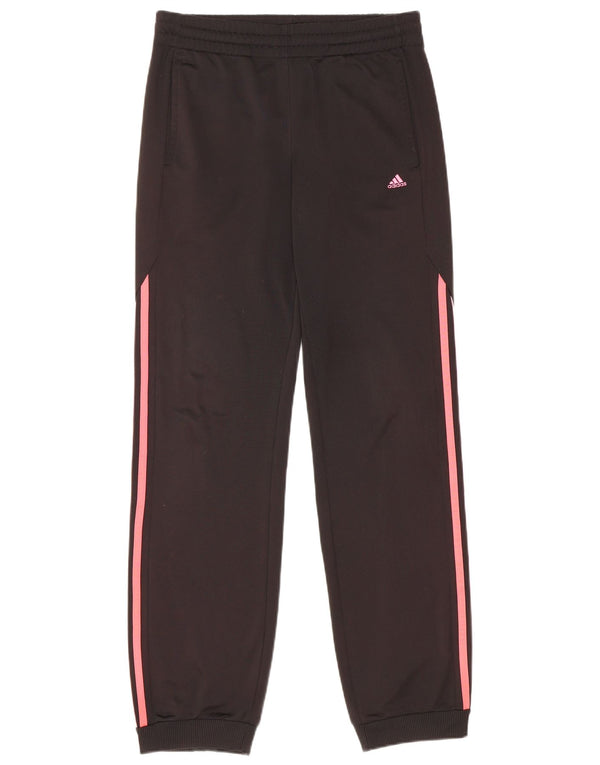 Adidas Mädchen-Trainingshose, Jogginghose, 14–15 Jahre, schwarzes Polyester