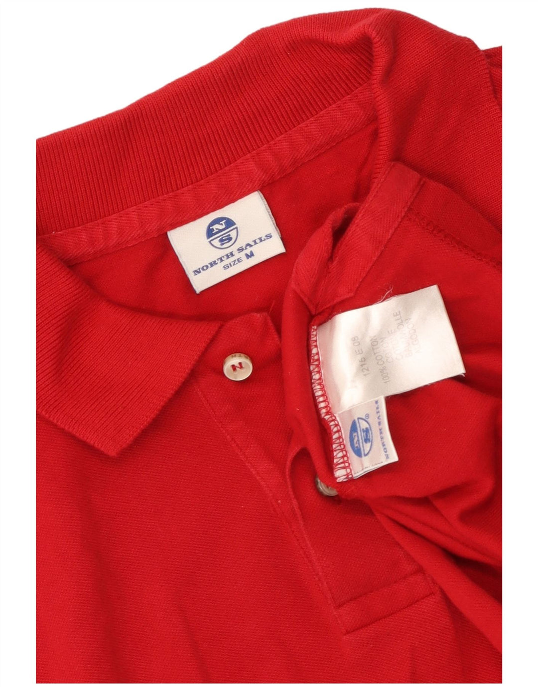 North Sails Herren-Poloshirt aus mittelroter Baumwolle