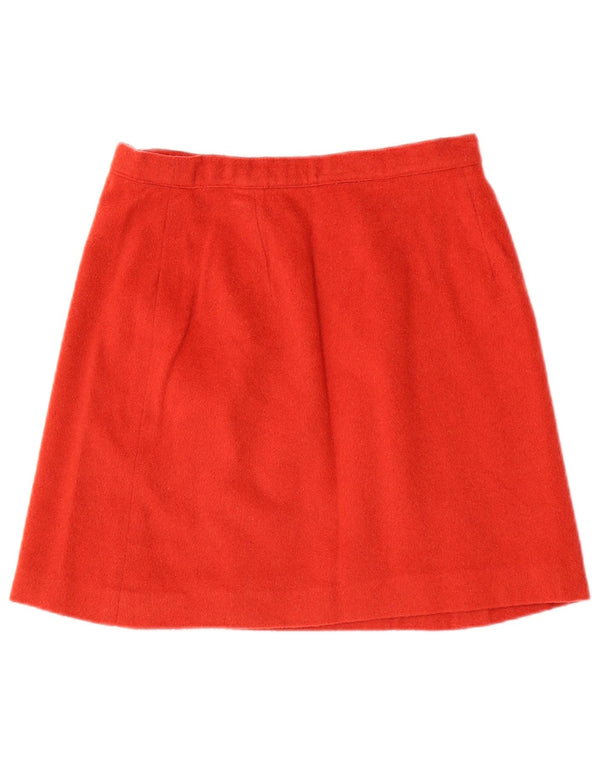 Vintage Damen Mini Wickelrock W26 Small Maroon