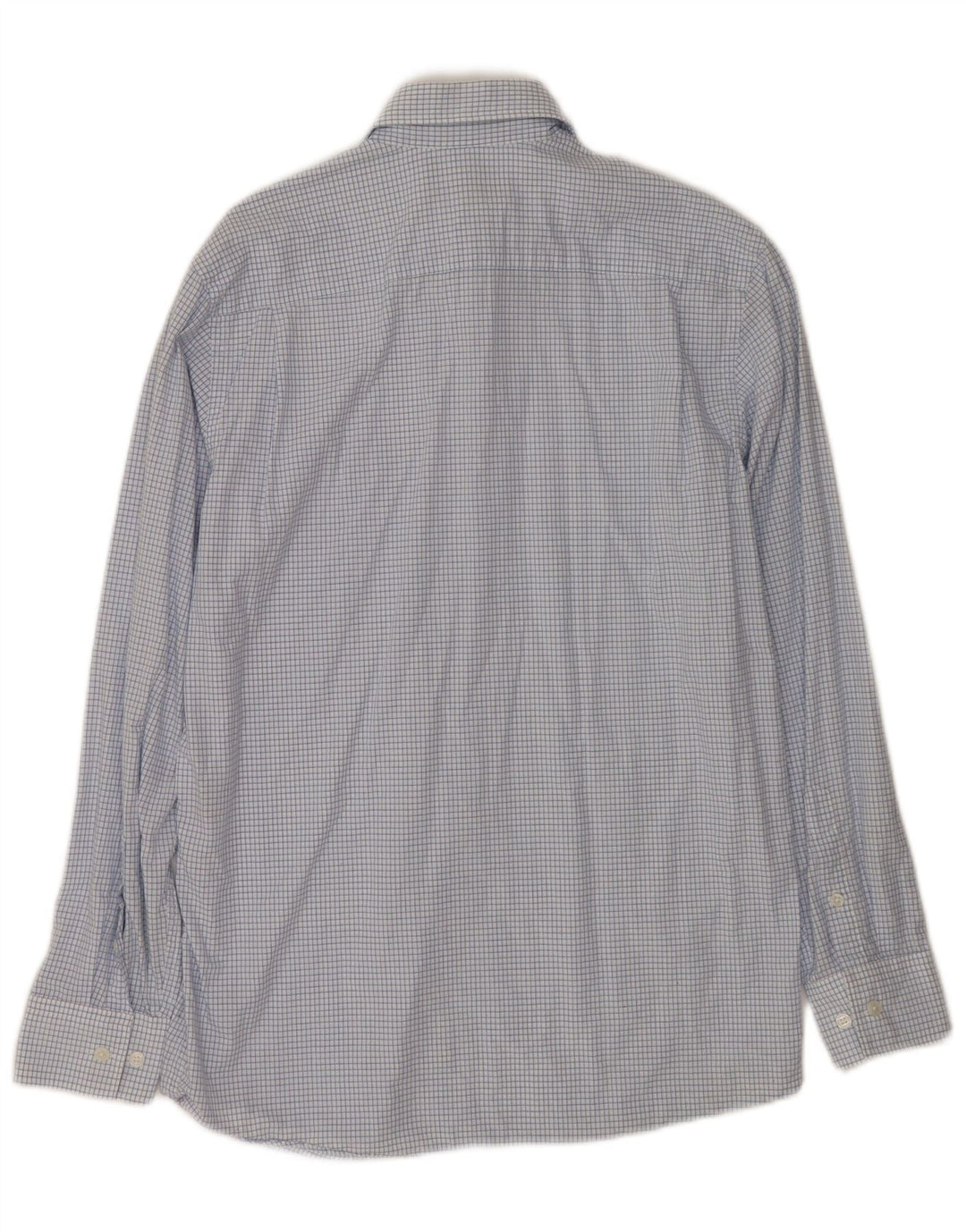 Dkny Herrenhemd, klein, blau kariert, Baumwolle