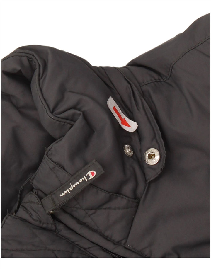 Champion Wattierte Jacke für Jungen, 11–12 Jahre, Größe L, Grau, Polyamid