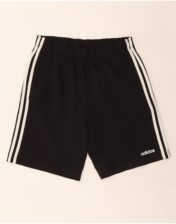 Adidas Sportshorts für Jungen, 15–16 Jahre, schwarzes Polyester