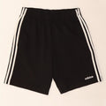 Adidas Sportshorts für Jungen, 15–16 Jahre, schwarzes Polyester