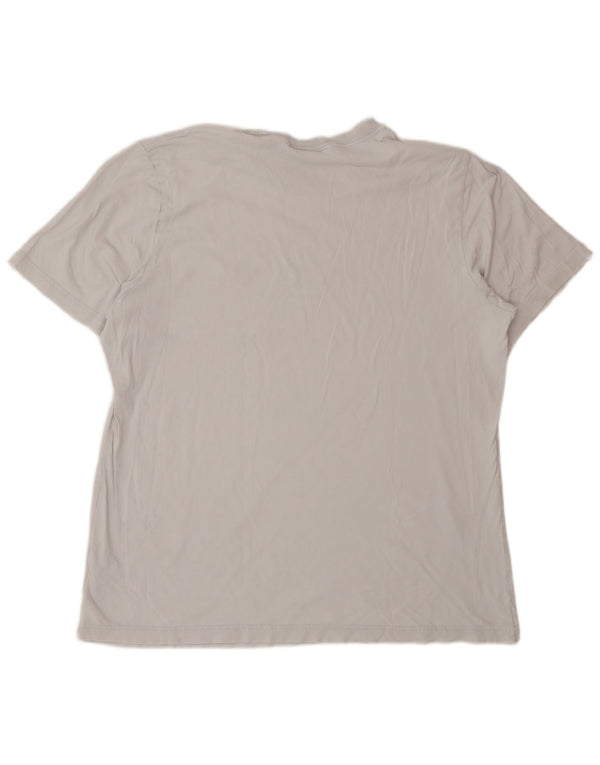 ADIDAS Herren Grafik T-Shirt Top XL Weiße Baumwolle