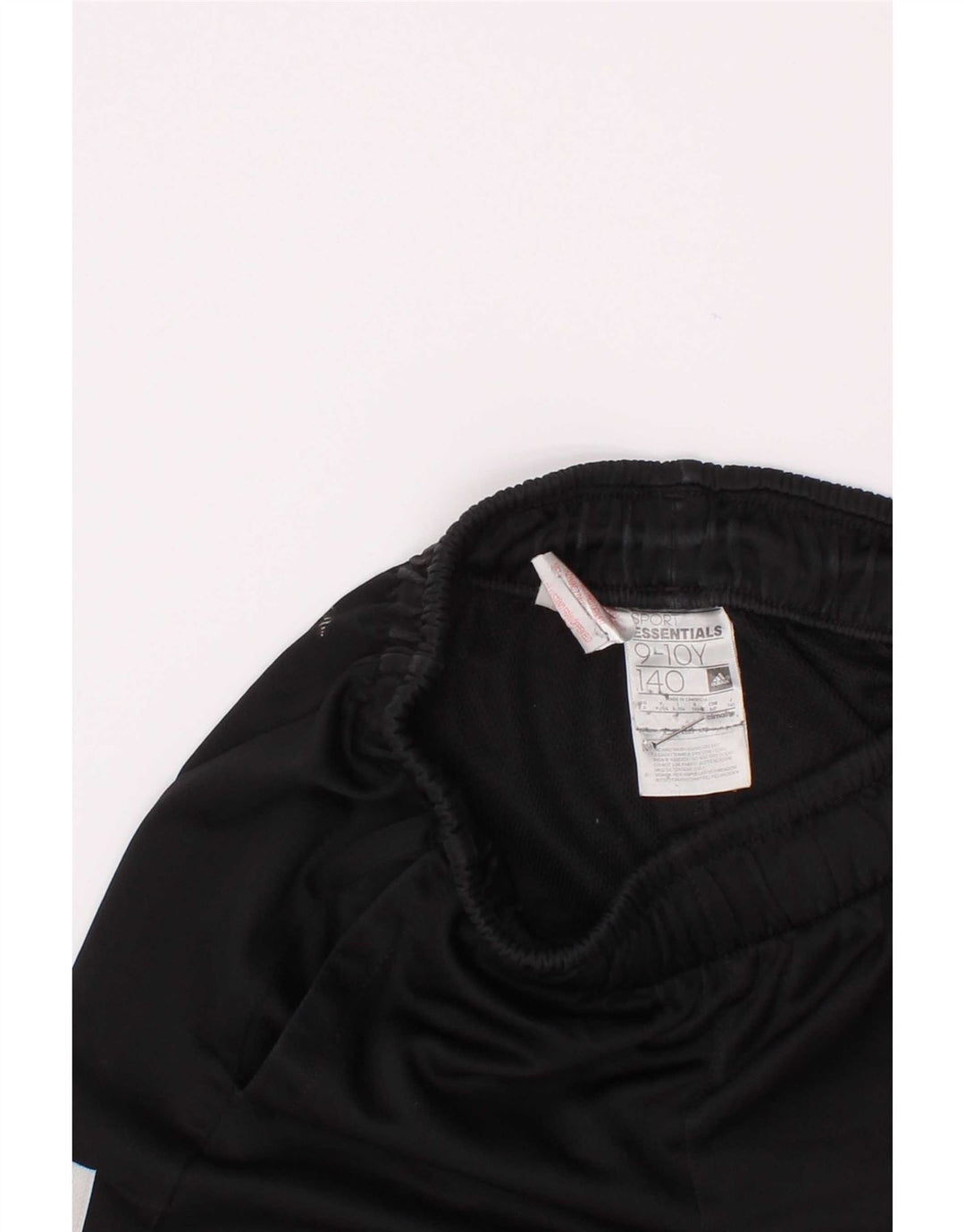 Adidas Jungen Climalite Sportshorts 9–10 Jahre, schwarzes Polyester