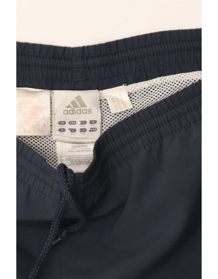 ADIDAS Boys Sport Shorts 15-16 Years  Blue Colourblock Polyester Vintage Adidas and Second-Hand Adidas from Messina Hembry 