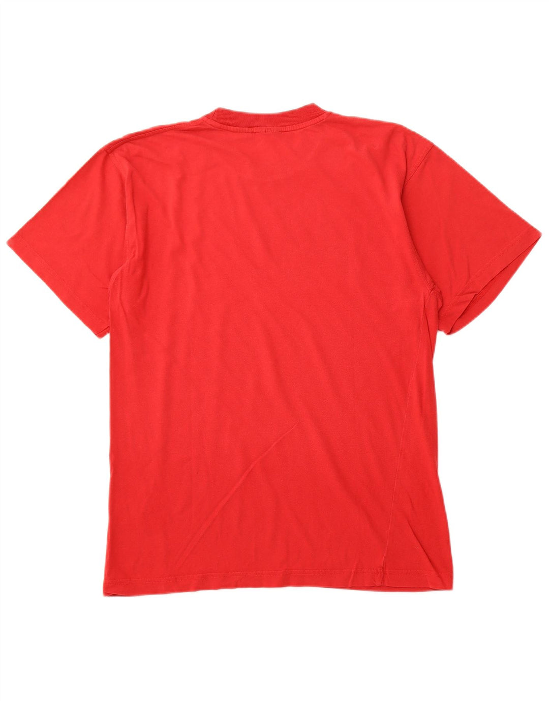 FILA Herren Grafik-T-Shirt-Oberteil aus mittelroter Baumwolle