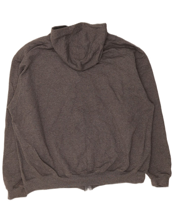 Champion Herren-Kapuzenpullover mit Reißverschluss, 2XL, graue Baumwolle