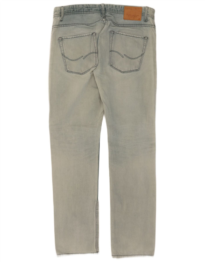 Jack & Jones Herren Tim Slim Jeans W36 L34 Blaue Baumwolle