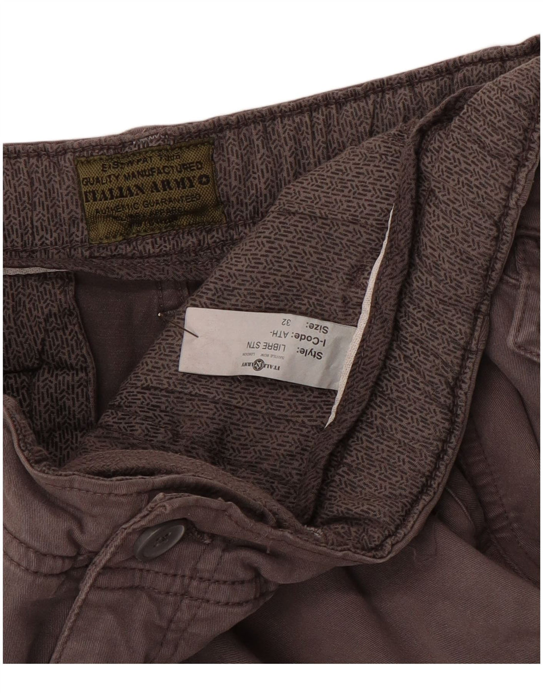 VINTAGE Herren Cargoshorts W32 Mittelbraun