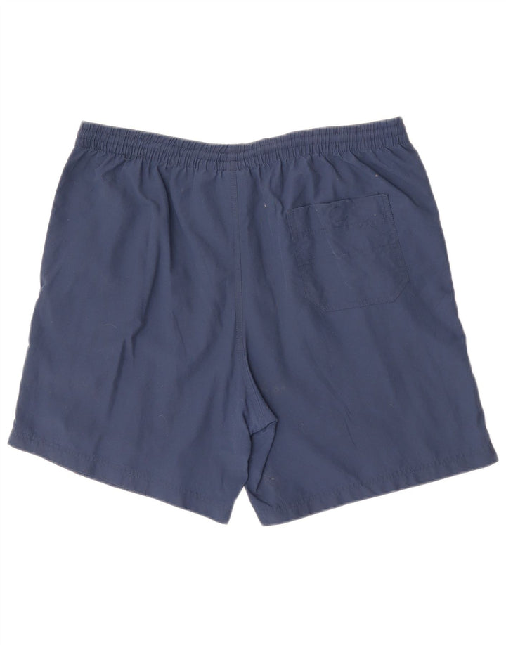 Reebok Herren-Sportshorts, groß, marineblaues Nylon