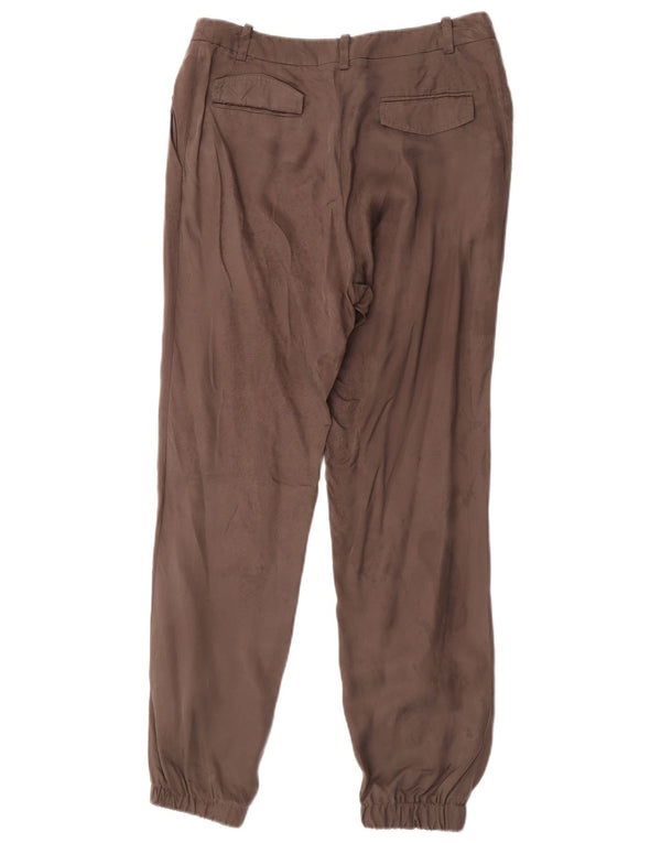 Guess Damen Joggers Freizeithose IT 42 Medium W27 L29 Braun Cupro