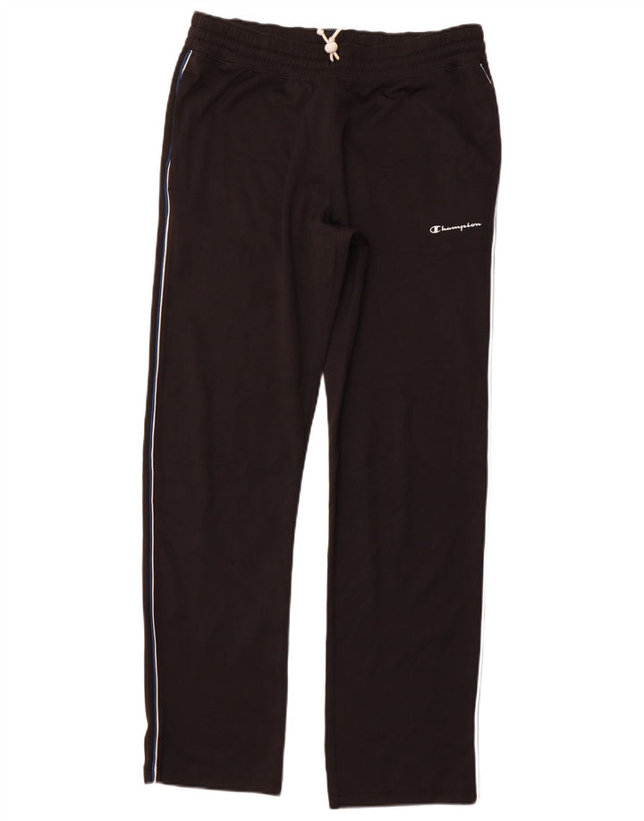 CHAMPION Herren-Trainingshose, groß, aus schwarzem Polyester