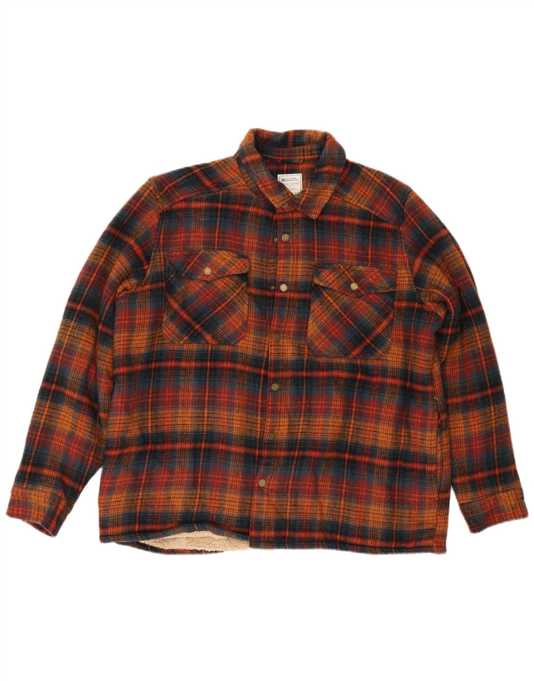 Mountain Warehouse Herren-Lumberjack-Flanellhemd, groß, mehrfarbig kariert