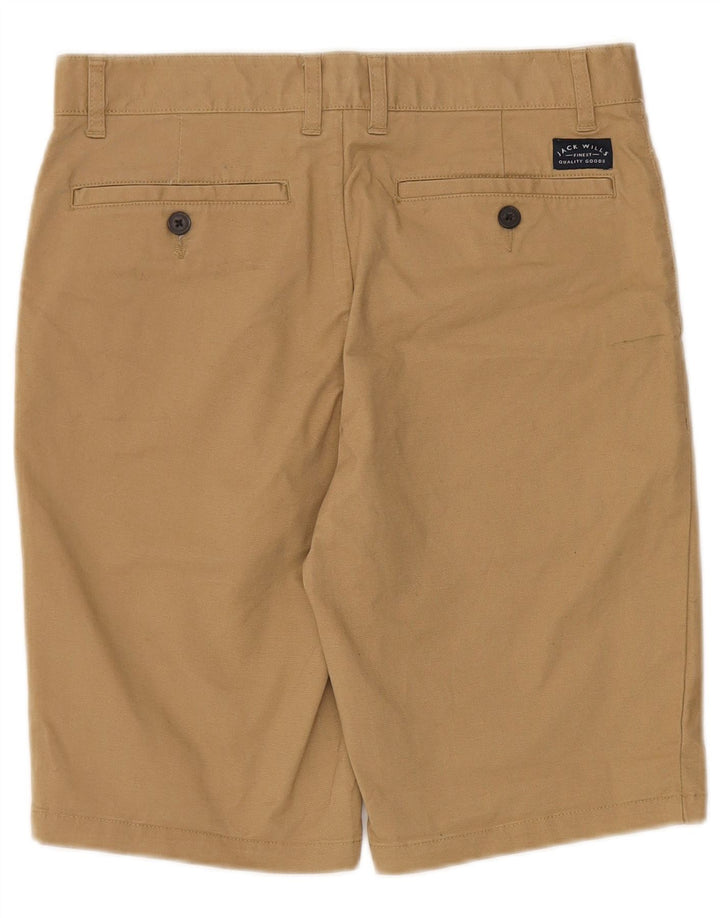 Jack Wills Herren Chinoshorts W30 Mittelbeige Baumwolle