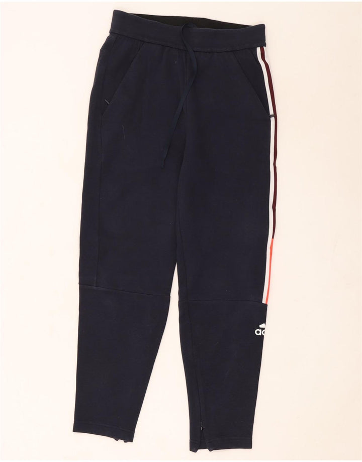 Adidas Herren-Trainingshose, klein, marineblau, Polyester