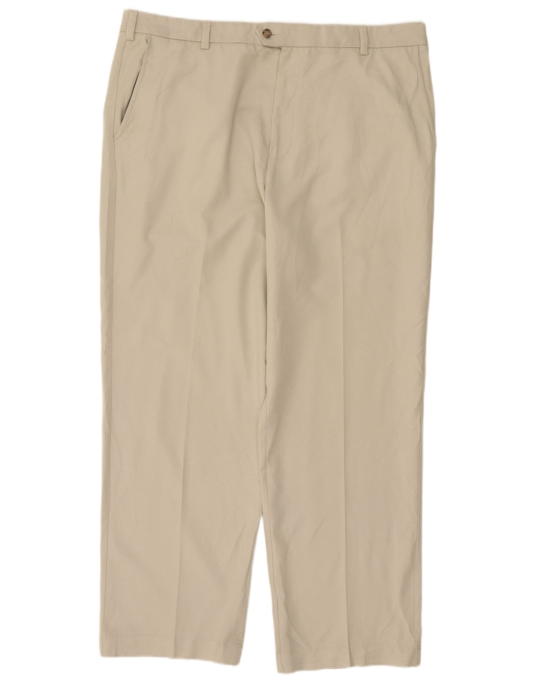 Gerade Chino-Hose für Herren von Izod, W36, L32, gebrochenes Weiß, Polyester