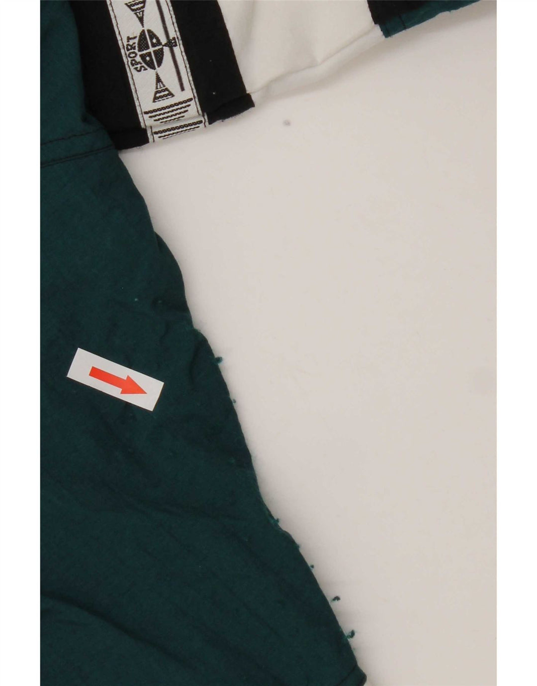 Crane Herren-Regenjacke mit Grafik, UK 40, Größe L, grünes Colourblock-Nylon