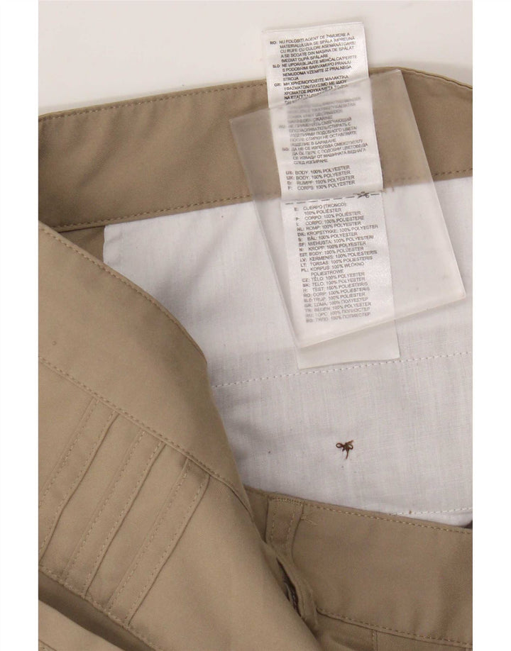 Adidas Herren Climalite Straight Chino Hose W34 L30 Beige Polyester