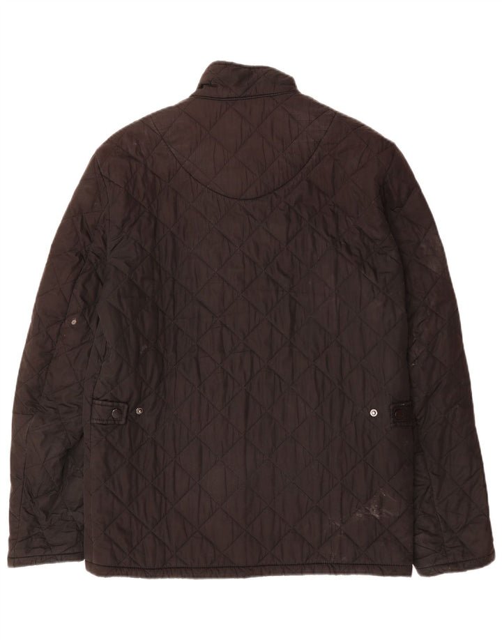 BARBOUR Herren Steppjacke UK 36 Small Schwarz
