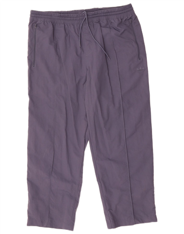 ADIDAS Herren-Trainingshose XL, marineblaues Nylon