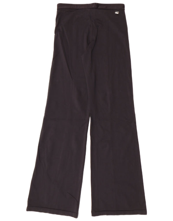 Adidas Damen-Trainingshose mit weitem Bein, UK 14, mittelschwarz, Polyamid