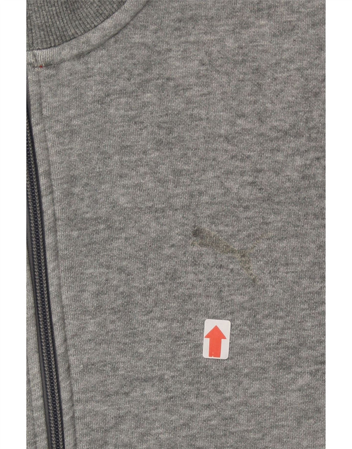 PUMA Mens Tracksuit Top Jacket Medium Grey Cotton Vintage Puma and Second-Hand Puma from Messina Hembry 