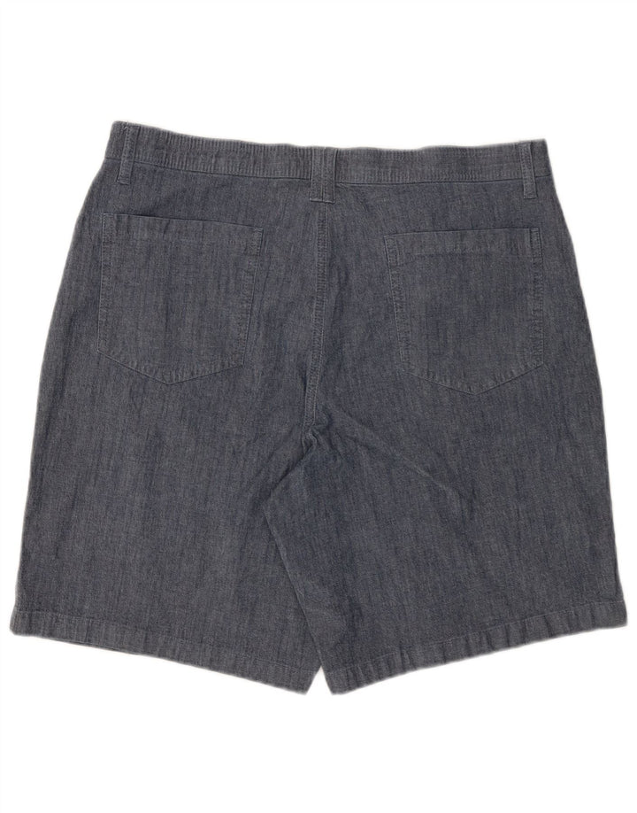 LEE Damen Riders Casual Shorts US 14 XL W36 Blaue Baumwolle