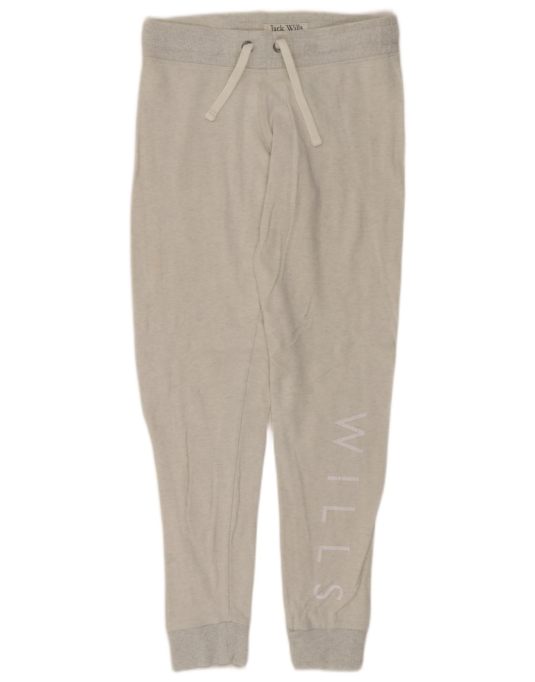 JACK WILLS Damen-Trainingsanzughose mit Grafik, Größe S, Grau