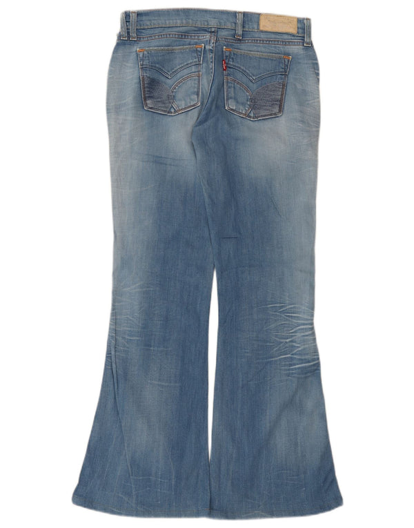 Levi's Schlagjeans für Damen, W29, L32, blaue Baumwolle