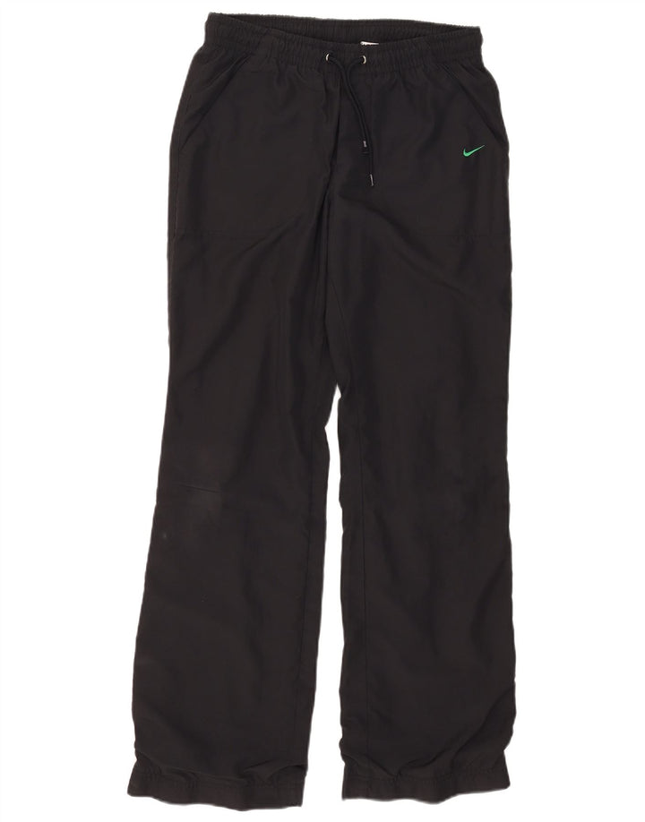 Nike Damen-Trainingshose UK 12/14 Mittelschwarzes Polyester
