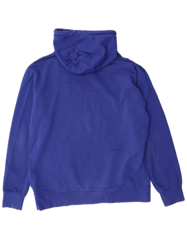 CONVERSE Herren-Kapuzenpullover mit Grafik, groß, aus blauer Baumwolle