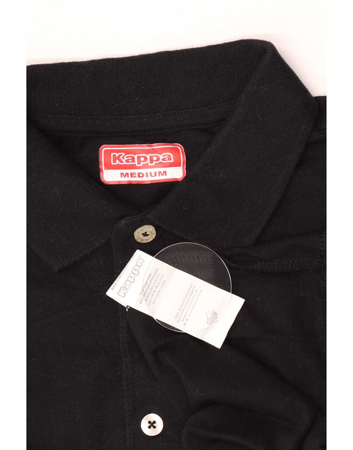 Kappa Herren Poloshirt Mittelschwarze Baumwolle