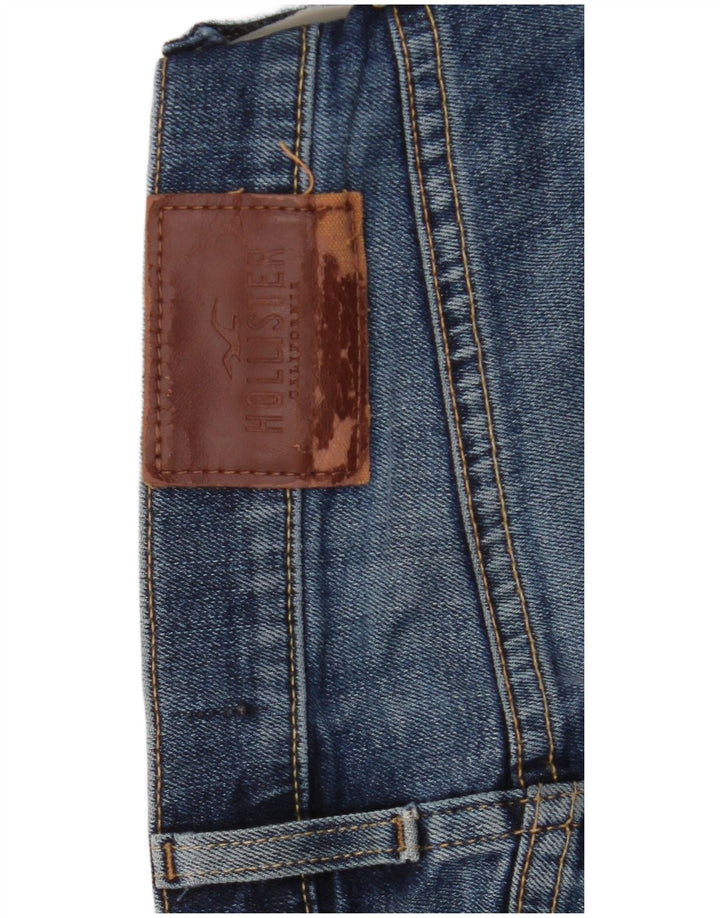 Hollister Herren Slim Jeans W30 L30 Blaue Baumwolle