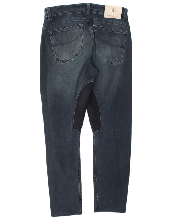 SIVIGLIA Slim-Jeans für Herren, W31, L29, marineblau, Colourblock-Baumwolle
