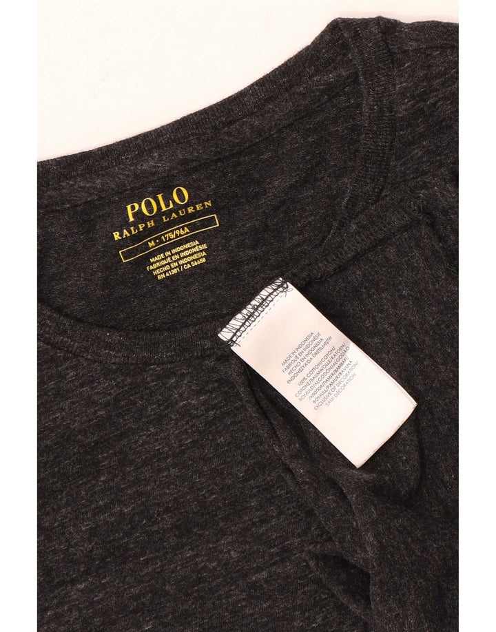 Polo Ralph Lauren Herren-T-Shirt-Oberteil aus mittelgrauer Baumwolle