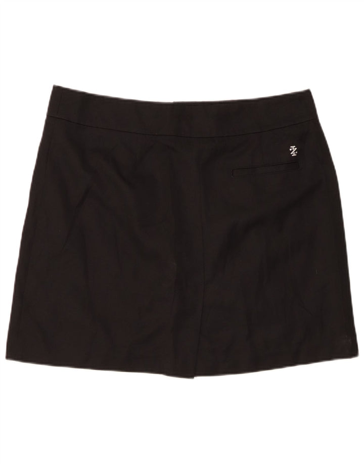 IZOD Damen Skort Large W32 L7 Schwarz Polyester