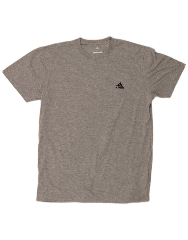 Adidas Herren T-Shirt Top XL Grau Polyester