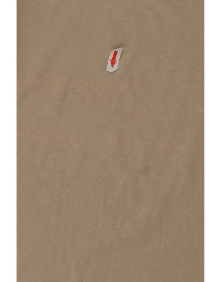 Jack Wolfskin Herren Grafik-T-Shirt-Oberteil aus Baumwolle in Mittelbeige