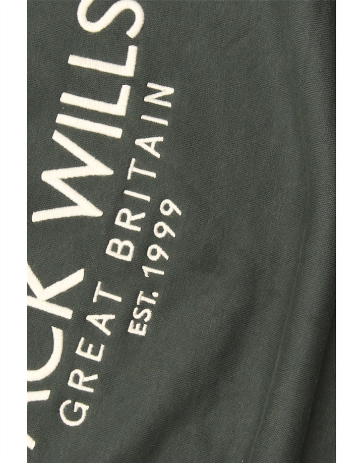 Jack Wills Herren-Sweatshirt mit Grafik, XL, Khaki, Baumwolle