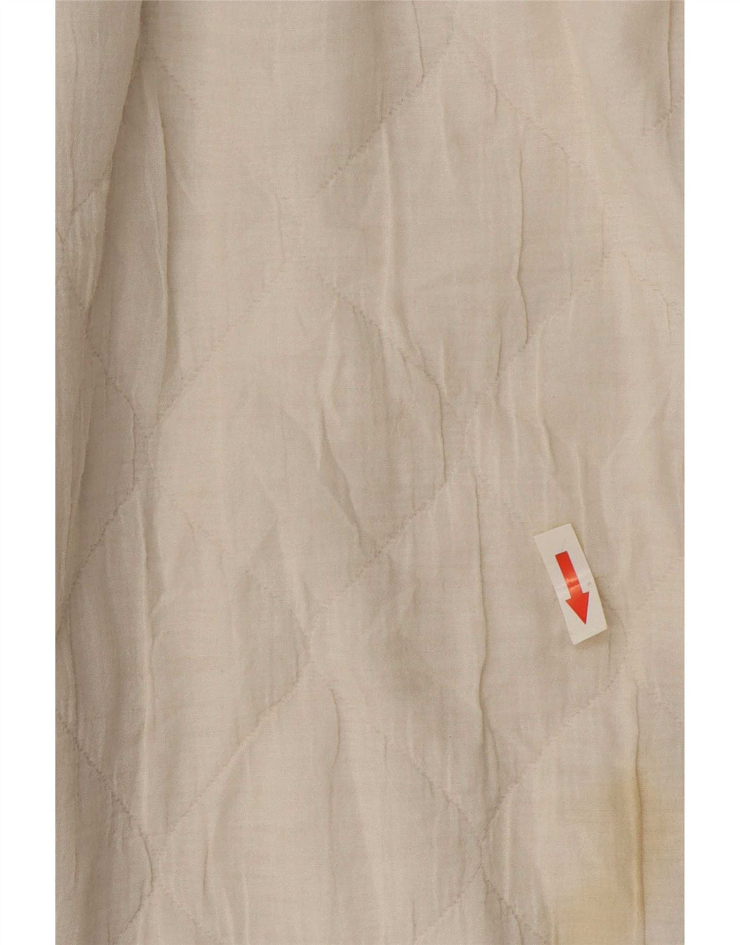 Zara Damen-Kleid mit durchgehendem Reißverschluss, UK 14, mittelweiße Baumwolle