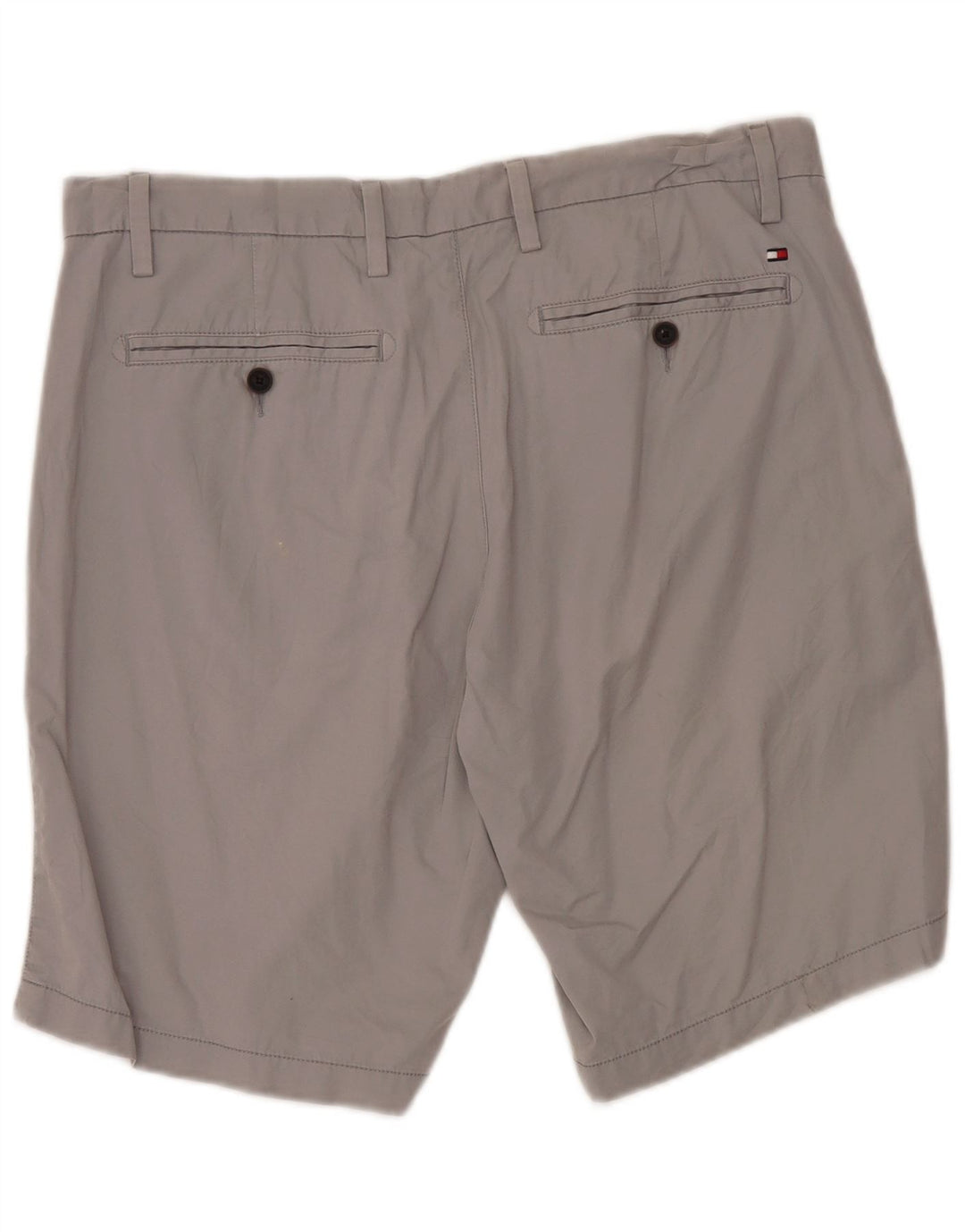 TOMMY HILFIGER Herren Chino Shorts W36 Große graue Baumwolle