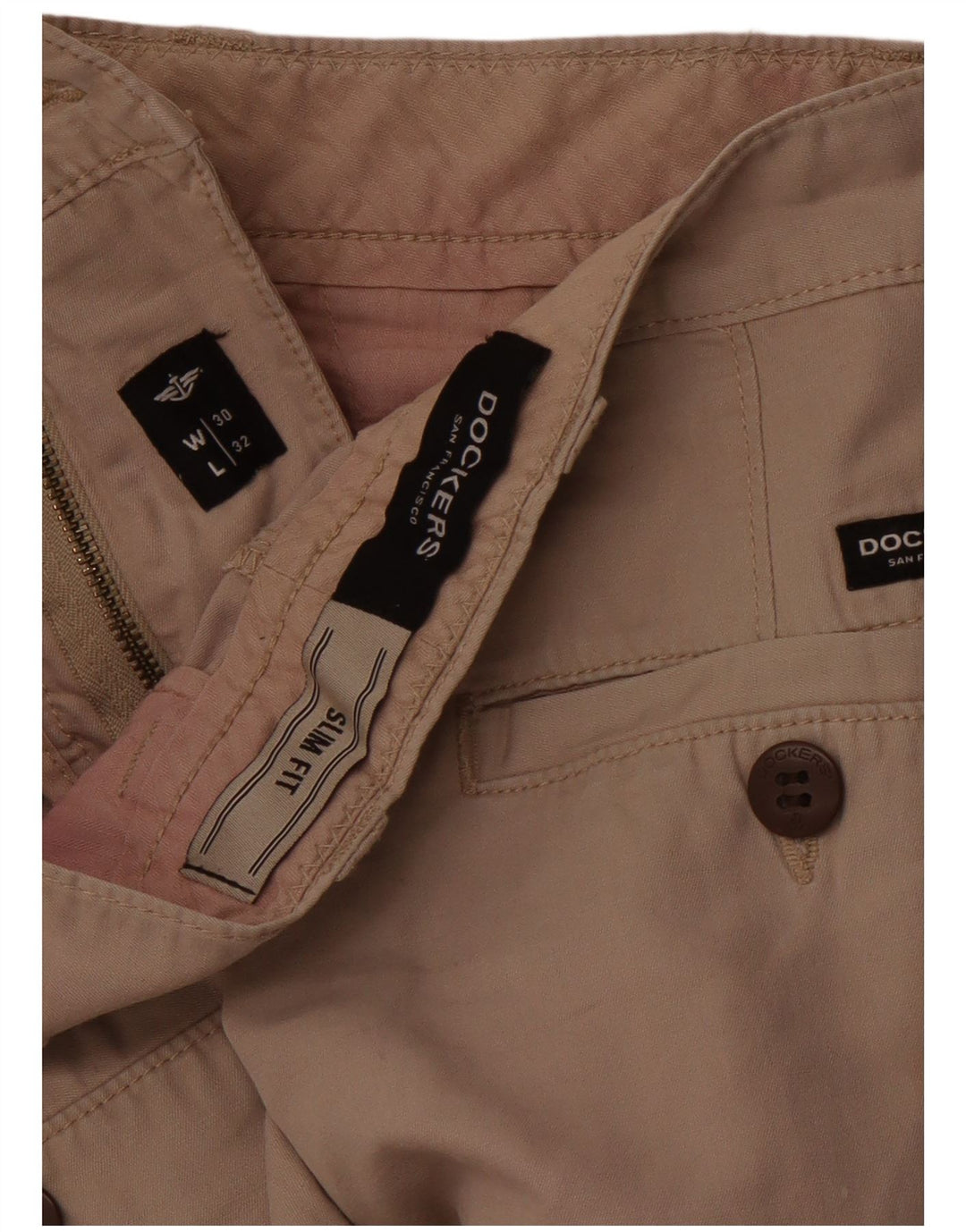 DOCKERS Slim-Fit-Chinohose für Damen, W30, L28, Beige