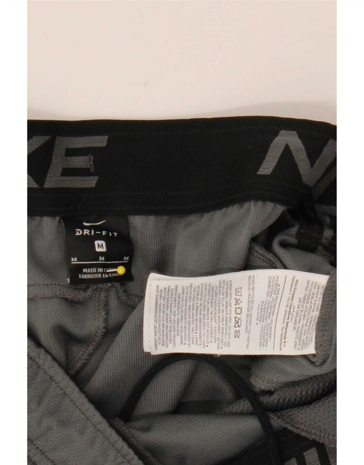 Nike Herren Dri Fit Sportshorts Mittelgraues Colourblock-Polyester
