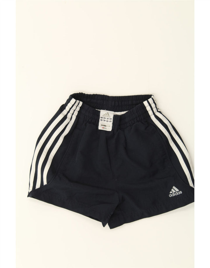 ADIDAS Boys Clima 365 Sport Shorts 7-8 Years  Navy Blue Polyester Vintage Adidas and Second-Hand Adidas from Messina Hembry 