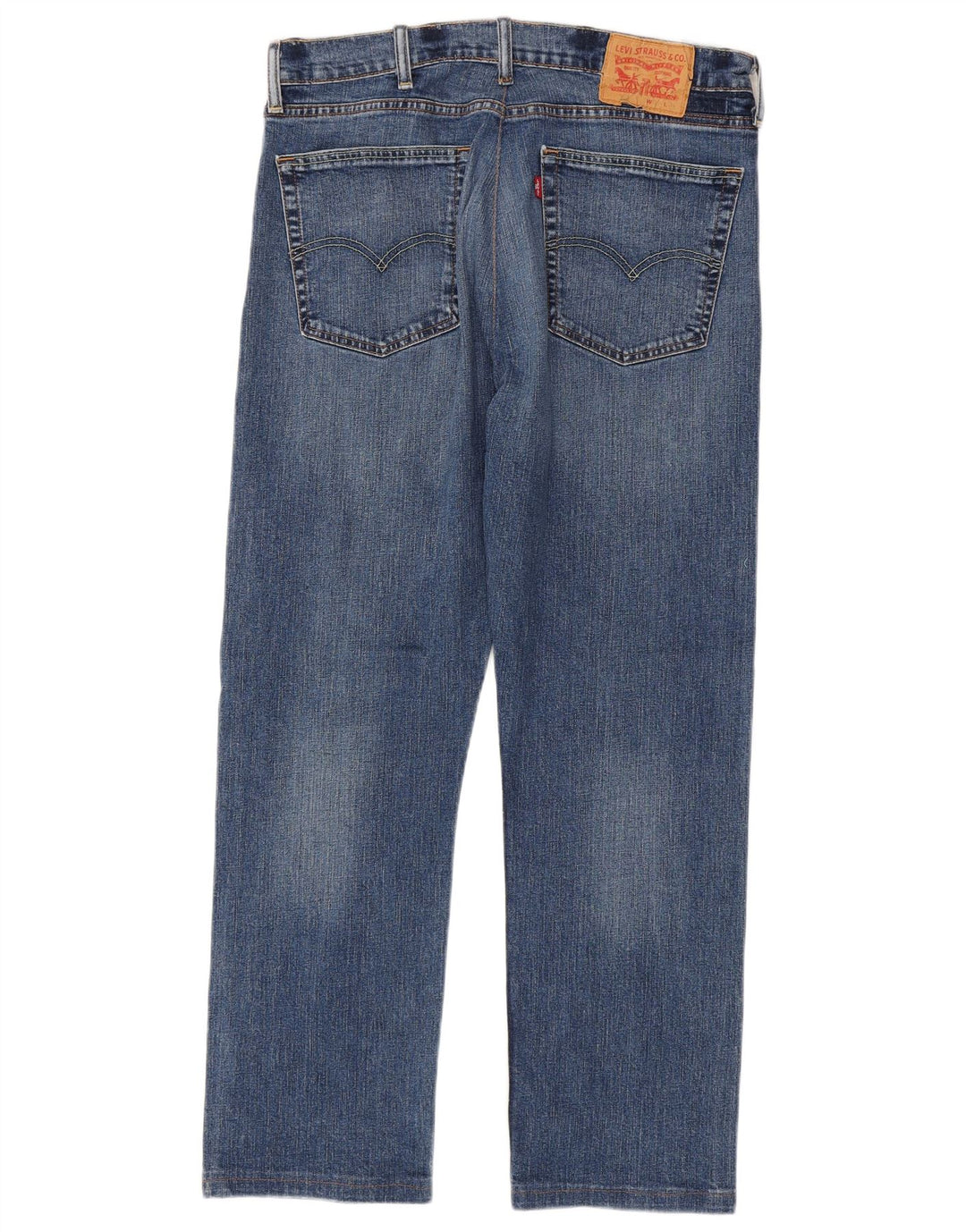 Levi's Herren 518 Straight Jeans W38 L29 Blaue Baumwolle