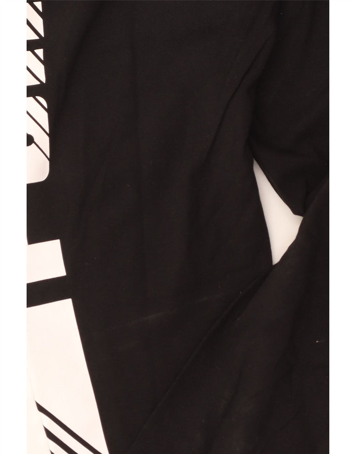 PUMA Damen Graphic Leggings UK 10 Small Schwarz